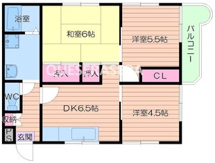 三明グリーンハイツの物件間取画像